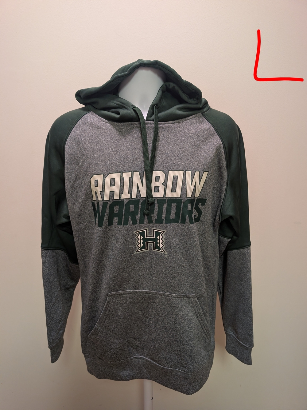 Men's University Of Hawaii Rainbow Warriors Hooded Pullover Sweatshirt